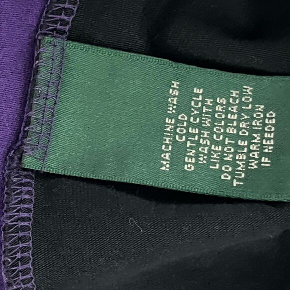 L-RL Lauren Active Ralph Lauren Womens Jacket Purple 1/4 Zipper Size Medium - Picture 4 of 8